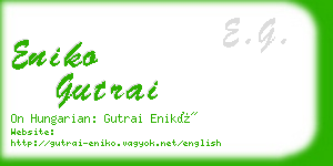 eniko gutrai business card